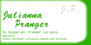 julianna pranger business card